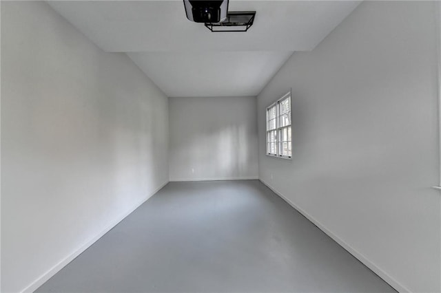 empty room featuring concrete floors