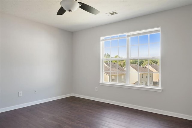 139 Palmetto St, Locust Grove, GA 30248 - unfurnished room featuring plenty of natural light, a ceiling fan, and baseboards