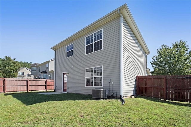 139 Palmetto St, Locust Grove, GA 30248 - rear view of house with central air condition unit