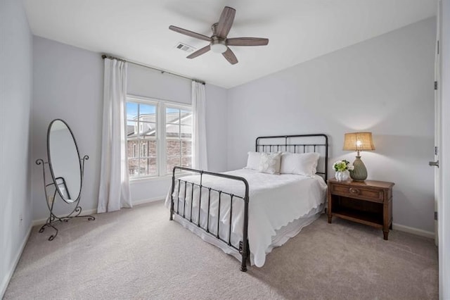 12603 Itaska Walk, Milton, GA 30004 - carpeted bedroom featuring baseboards and a ceiling fan