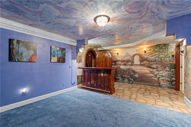 11569 Finley St, Suwanee, GA 30024 - indoor bar featuring baseboards and carpet