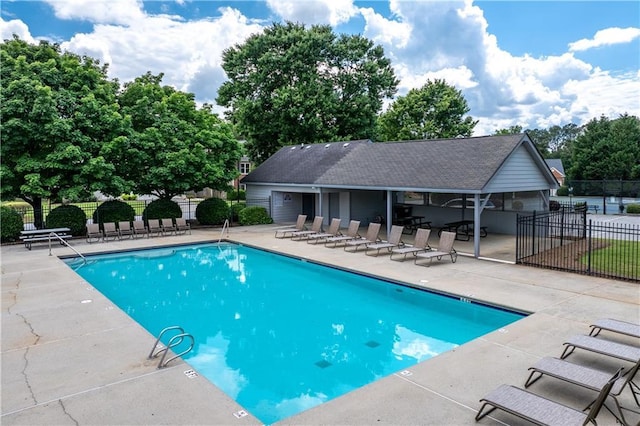 11569 Finley St, Suwanee, GA 30024 - community pool featuring fence and a patio area