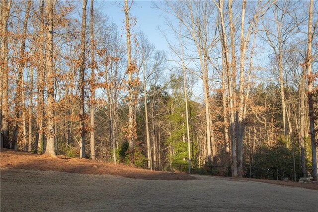 exterior space featuring fence