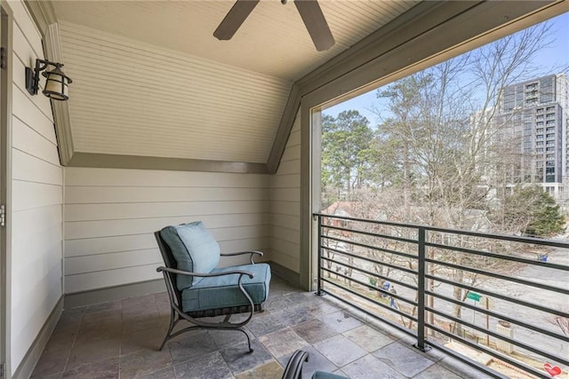 101 Terrace Dr, Atlanta, GA 30305 - balcony with ceiling fan