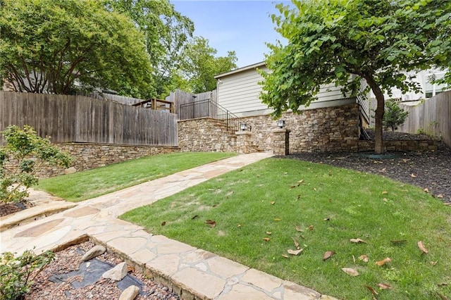 101 Terrace Dr, Atlanta, GA 30305 - view of yard featuring stairway