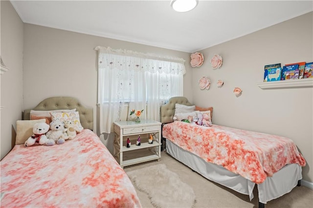 2621 Pass Cir, Gainesville, GA 30506 - bedroom featuring carpet and crown molding