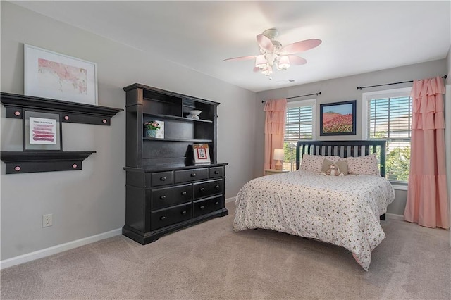 5240 Bristlecone Pine Way, Cumming, GA 30040 - bedroom with carpet flooring and a ceiling fan