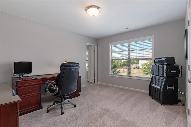 5240 Bristlecone Pine Way, Cumming, GA 30040 - office area featuring baseboards and light carpet
