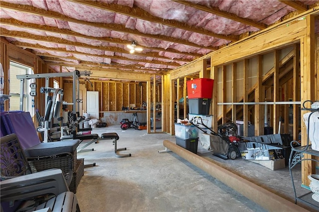 5240 Bristlecone Pine Way, Cumming, GA 30040 - misc room with unfinished concrete flooring