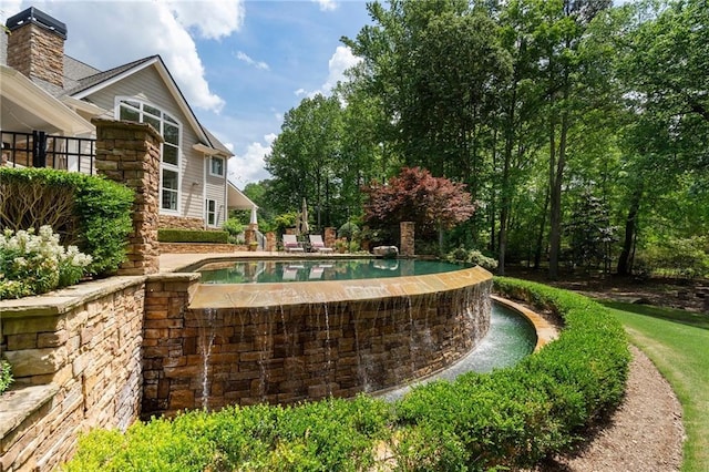 view of pool