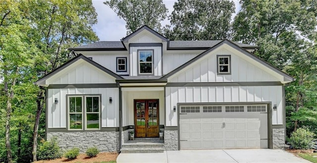 view of front of home featuring french doors