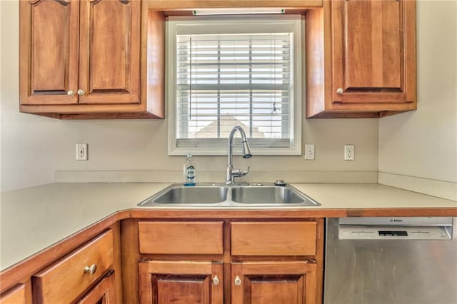 kitchen with dishwasher and sink