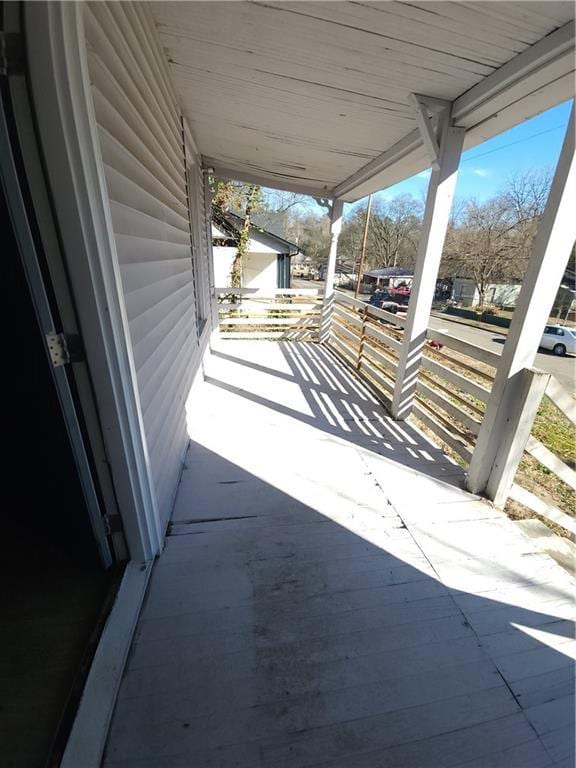 view of patio / terrace with a porch