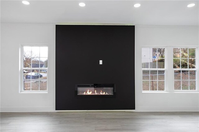 1097 Hubbard St SW, Atlanta, GA 30310 - room details with a large fireplace and wood-type flooring