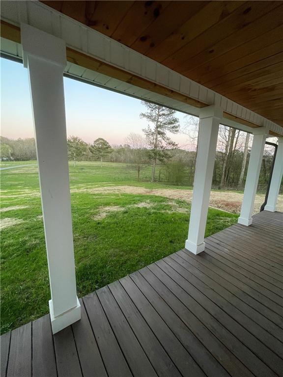446 Brown Bridge Rd, Chatsworth, GA 30705 - deck featuring a yard
