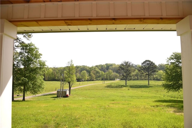 446 Brown Bridge Rd, Chatsworth, GA 30705 - view of green lawn featuring a view of countryside