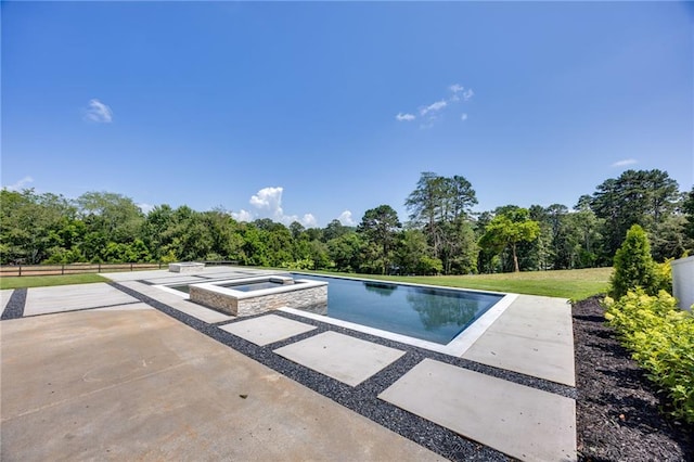5651 Old Wilkie Rd, Gainesville, GA 30506 - view of swimming pool featuring a patio area and a pool with connected hot tub