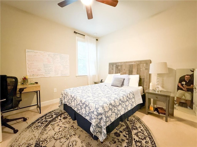 810 Pressing Dr, Alpharetta, GA 30004 - bedroom featuring carpet flooring, ceiling fan, baseboards, and an office area