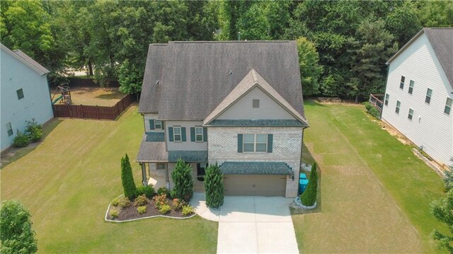 810 Pressing Dr, Alpharetta, GA 30004 - aerial view of property and surrounding area