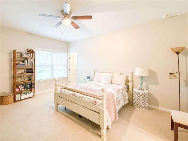 810 Pressing Dr, Alpharetta, GA 30004 - bedroom with light carpet, baseboards, and a ceiling fan