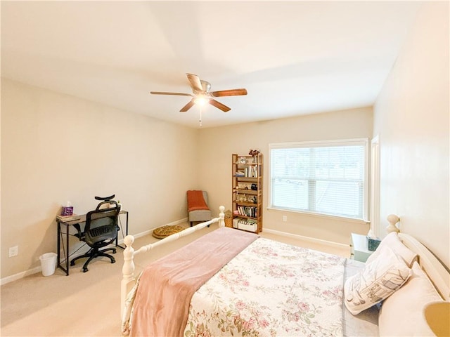810 Pressing Dr, Alpharetta, GA 30004 - carpeted bedroom featuring baseboards and ceiling fan