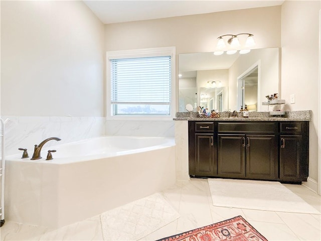 810 Pressing Dr, Alpharetta, GA 30004 - full bath featuring vanity and a bath