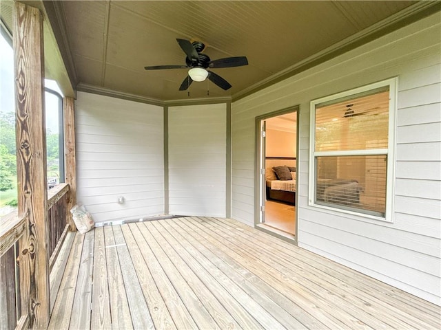 810 Pressing Dr, Alpharetta, GA 30004 - deck with ceiling fan