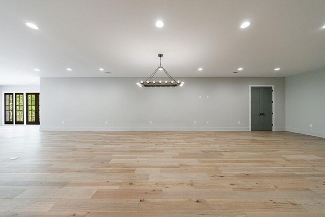 1530 Redd Rd, Milton, GA 30004 - unfurnished room featuring recessed lighting, baseboards, and light wood-type flooring