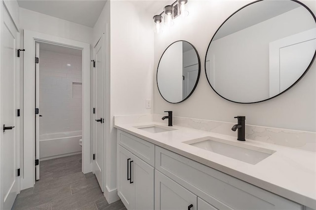 6073 Rockingham Way, Gainesville, GA 30506 - full bath featuring double vanity and a sink