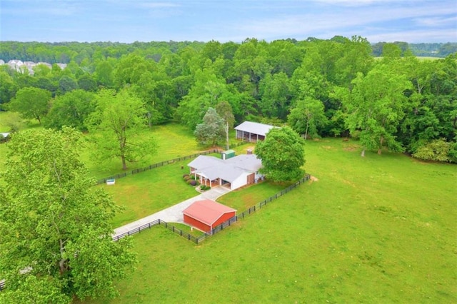 view of aerial view