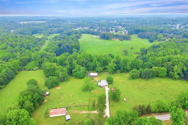 view of aerial view