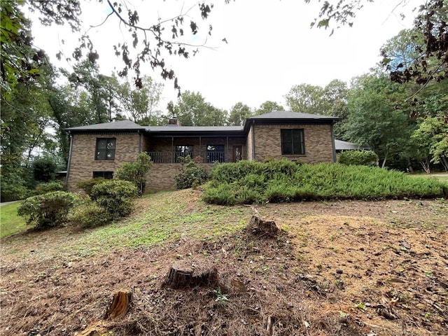 view of front of home