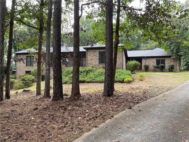 view of ranch-style home