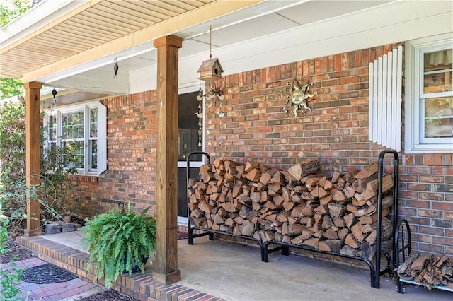 255 Shipp Cir, Hiram, GA 30141 - view of exterior entry with brick siding and a porch
