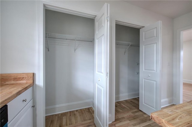 view of closet