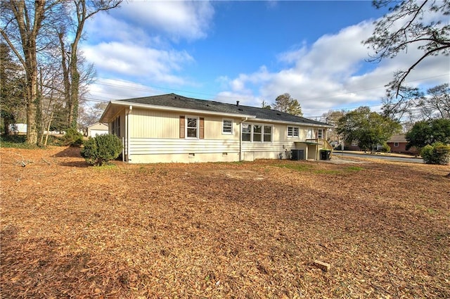 view of rear view of property