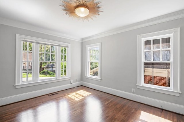 1585 Olympian Cir SW, Atlanta, GA 30310 - unfurnished room with crown molding and wood finished floors