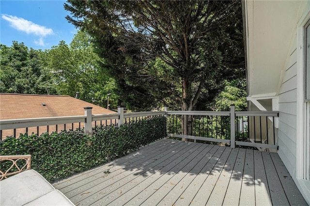 614 Cooledge Ave NE, Atlanta, GA 30306 - deck with view of wooded area