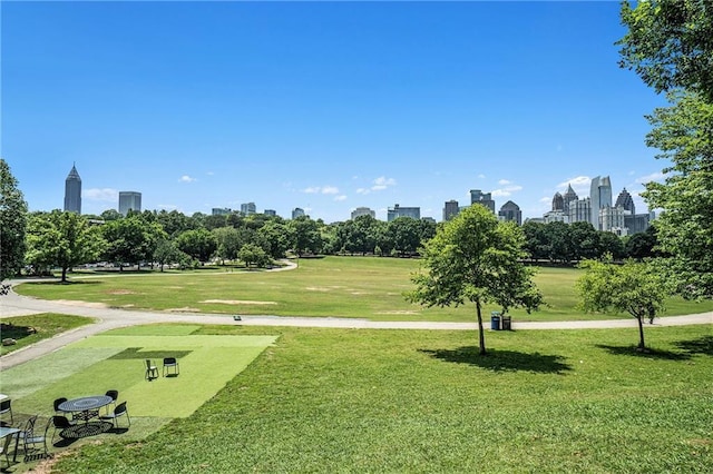 614 Cooledge Ave NE, Atlanta, GA 30306 - view of home's community featuring a skyline view and a lawn