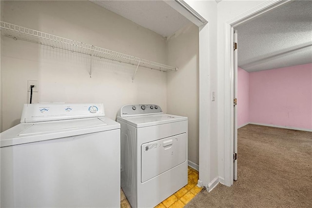 125 Fairhaven Trl, Fairburn, GA 30213 - laundry area with separate washer and dryer and light carpet
