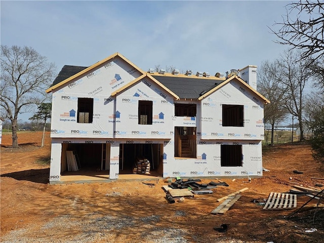 view of property under construction