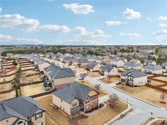 birds eye view of property featuring a residential view