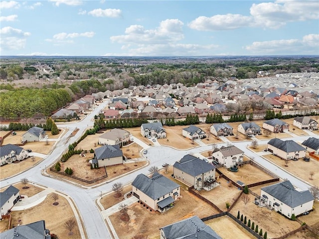 drone / aerial view featuring a residential view