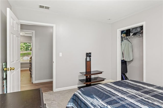 5706 Forest Pl, Acworth, GA 30102 - bedroom featuring a closet and baseboards