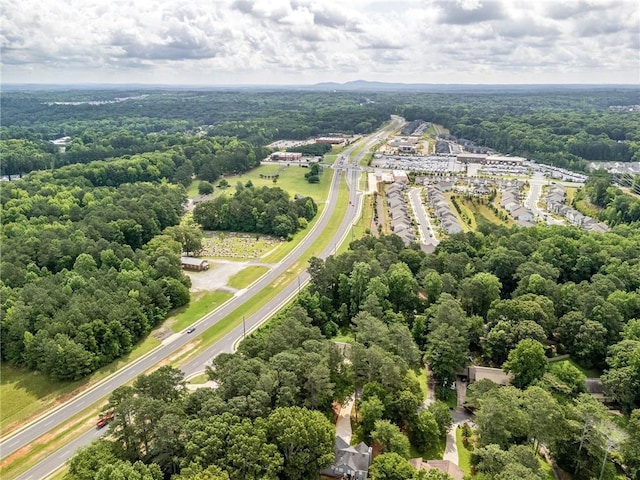 5706 Forest Pl, Acworth, GA 30102 - drone / aerial view of a heavily wooded area