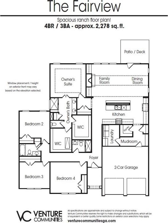 202 Willow St, Canton, GA 30114 - home floor plan