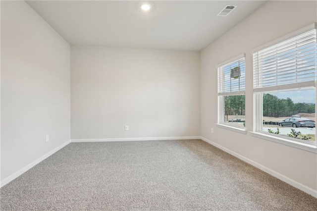 spare room featuring carpet floors