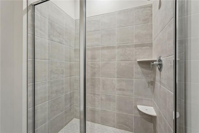 bathroom with walk in shower