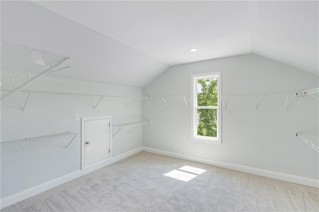 1226 Bloomsbury Ln, Gainesville, GA 30501 - spacious closet featuring vaulted ceiling and light colored carpet