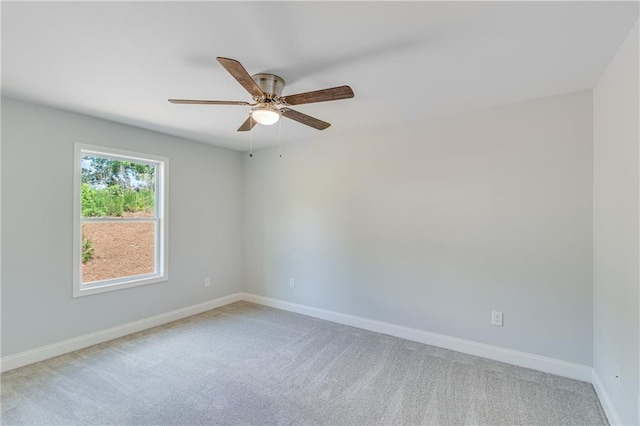 1226 Bloomsbury Ln, Gainesville, GA 30501 - empty room featuring carpet floors, baseboards, and a ceiling fan